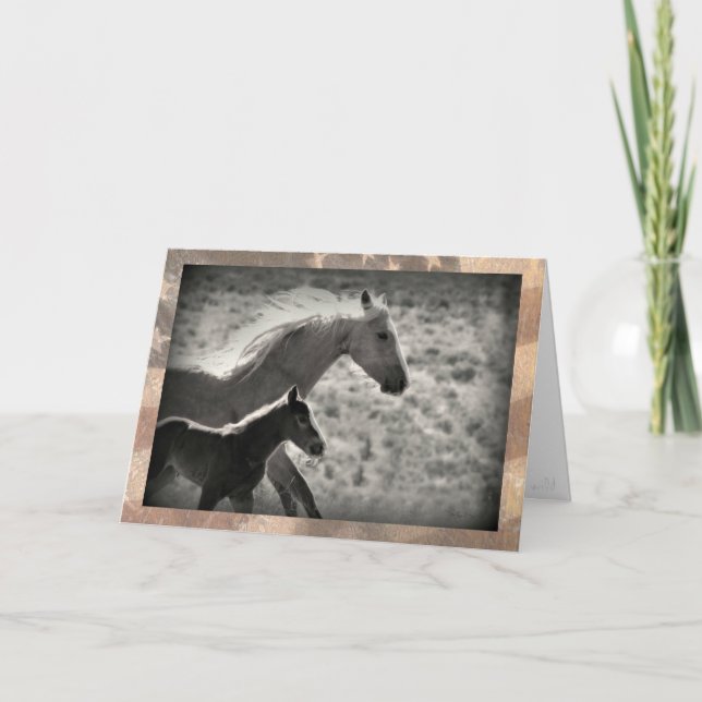 Grußkarte "Wilder Engel" Karte (Vorderseite)