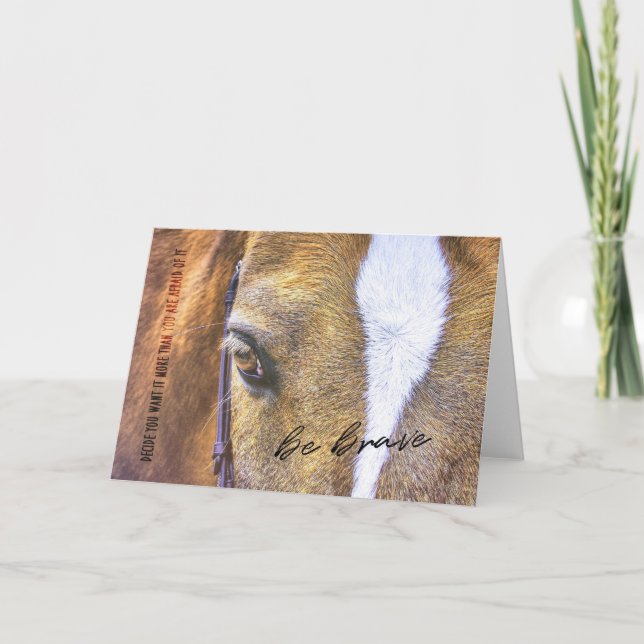 Grußkarte WONDER PONY Dankeskarte (Vorderseite)