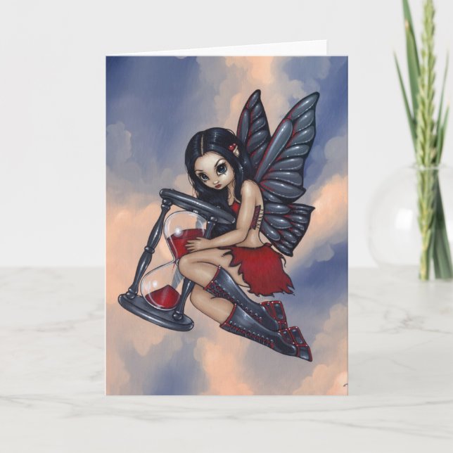 Grußkarte "Zeitfliegen" Karte (Vorderseite)