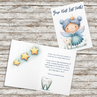 Grußkarte zum ersten verlorenen Zahn Karte
