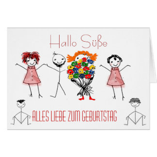 Grußkarte zum Geburtstag