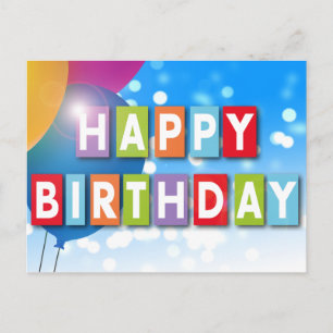 Grußkarte zum Geburtstag 1 Postkarte