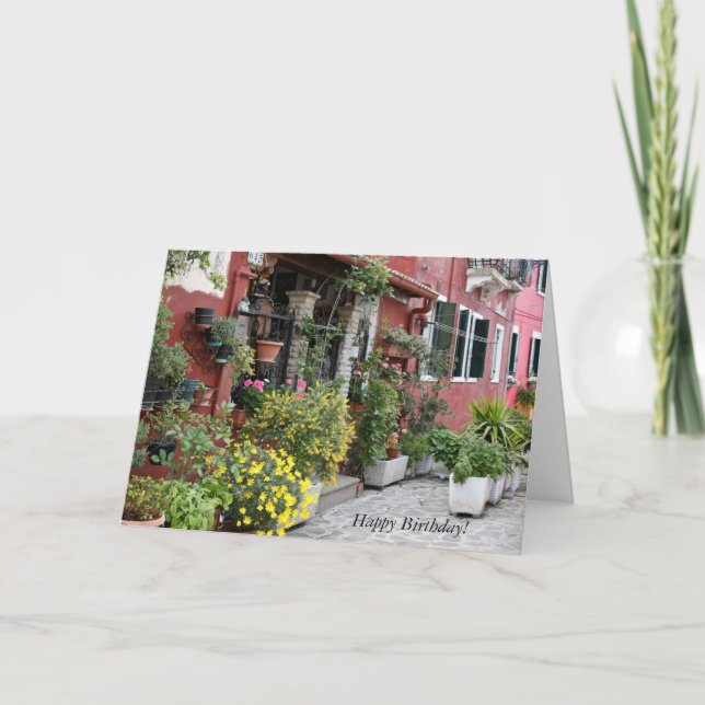 Grußkarte zum Geburtstag Karte (Vorderseite)