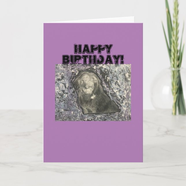 Grußkarte zum Geburtstag Karte (Vorderseite)