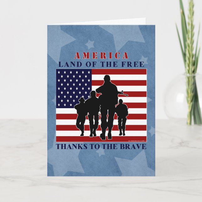 Grußkarte zum Tag der Unabhängigkeit Karte (Vorderseite)