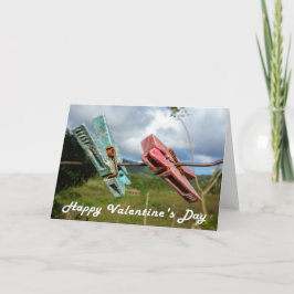 Grußkarte zum Valentinstag Feiertagskarte