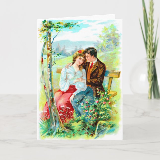 Grußkarte zum viktorianischen Jahrestag Karte (Vorderseite)