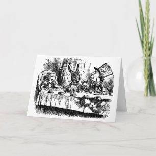 Grußkarten-Alice im Wunderland Karte