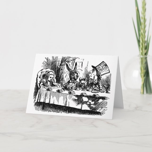 Grußkarten-Alice im Wunderland Karte (Vorderseite)