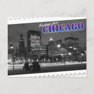 Grußkarten aus Chicago Illinois Postkarte