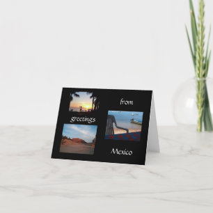 Grußkarten aus Mexiko Karte