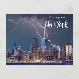 Grußkarten aus New York City Skyline Postkarte