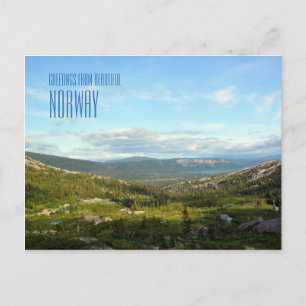 Grußkarten aus Norwegen Postkarte