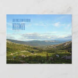 Grußkarten aus Norwegen Postkarte
