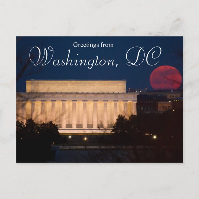 Grußkarten aus Washington DC Postcard Postkarte (Vorderseite)