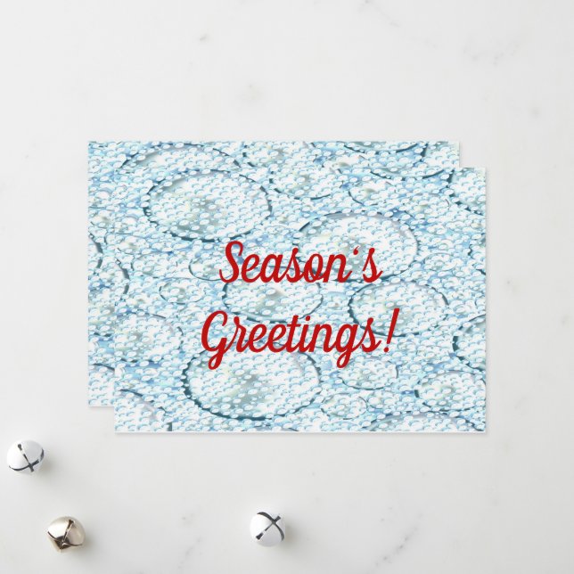 Grußkarten Feiertagskarte (Vorderseite/Rückseite Beispiel)