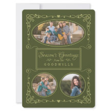 Grußkarten für benutzerdefinierte Foto und Namensk