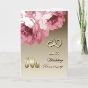 Grußkarten für das 50. Hochzeitstag Karte