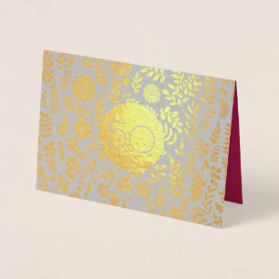 Grußkarten für das 50. Jubiläum Folienkarte