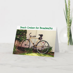 Grußkarten für das Fahrrad Karte