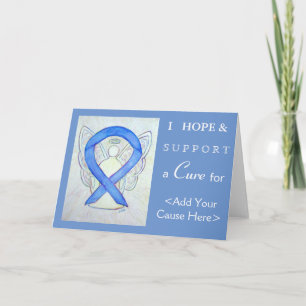 Grußkarten für das Violet Awareness Ribbon Angel Karte
