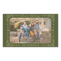 Grußkarten für Foto- und Namensaufkleber der Saiso