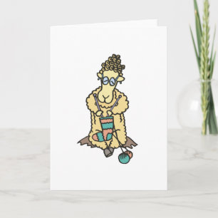 Grußkarten für Schafe Karte