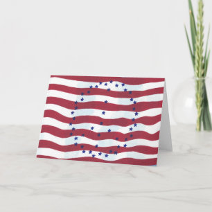 Grußkarten für US Flagge Karte