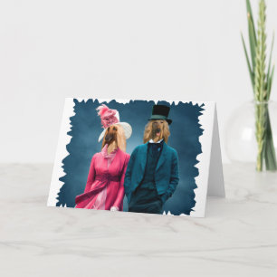 Grußkarten-Geschenk für Hunde mit afghanischer Hou Karte