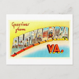 Grußkarten im Vintage-Stil aus Alexandria, Virgini Postkarte