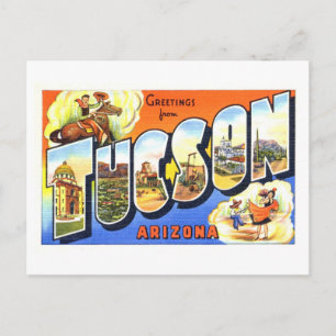 Grußkarten im Vintage-Stil aus Tucson, Arizona Postkarte