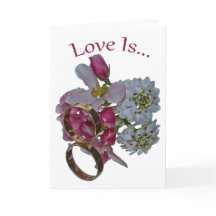 Grußkarten . Liebe ist...