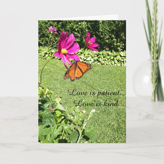 Grußkarten-LoveIsPatient Karte (Vorderseite)