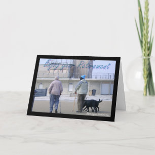 Grußkartenbild von Blyth and men für Rentner Karte