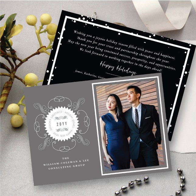 Grußveranstaltung für klassisches Siegel Foto Einladung (Von Creator hochgeladen)