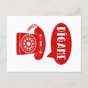 Grußwort für Spanisch Postkarte