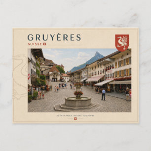 Gruyères - Schweiz Postkarte