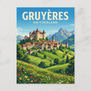 Gruyères Schweiz Postkarte