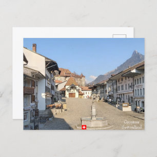 Gruyères, Schweiz Postkarte