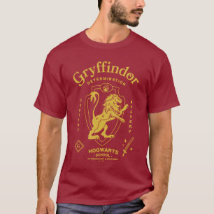GRYFFINDOR™ Entschlossenheit Mut Tapferkeit Wappen T-Shirt