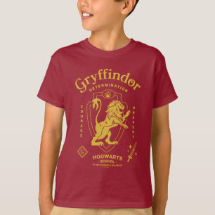 GRYFFINDOR™ Entschlossenheit Mut Tapferkeit Wappen T-Shirt