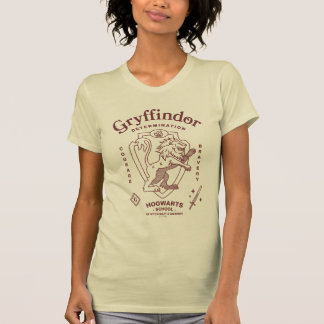 GRYFFINDOR™ Entschlossenheit Mut Tapferkeit Wappen T-Shirt