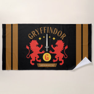 GRYFFINDOR™ Haus Doppellöwenschwert Grafik Strandtuch