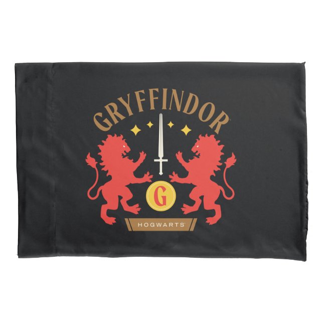 GRYFFINDOR™ House Double Lion Sword Graphic Kissenbezug (Vorderseite)