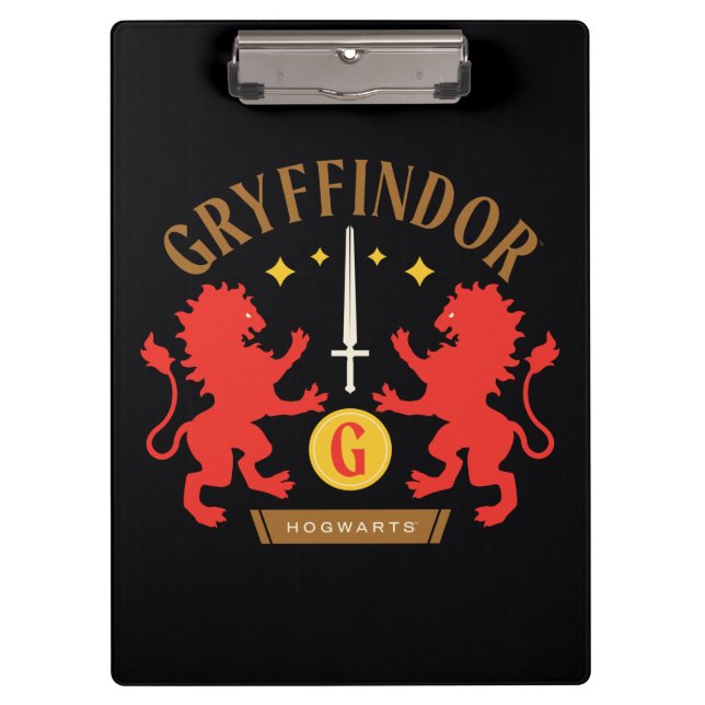 GRYFFINDOR™ House Double Lion Sword Graphic Klemmbrett (Vorderseite)