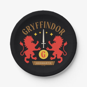 GRYFFINDOR™ House Double Lion Sword Graphic Pappteller