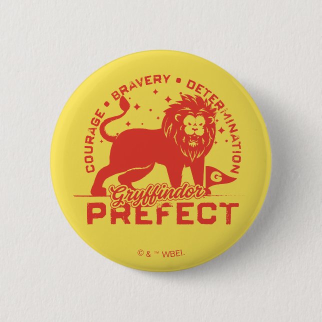 GRYFFINDOR™ Präfekten-Abzeichen Button (Vorderseite)