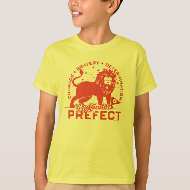 GRYFFINDOR™ Präfektes Abzeichen T-Shirt (Vorderseite)