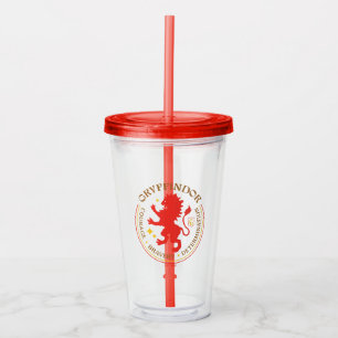 GRYFFINDOR™ Red Lion House Pride Abzeichen Acryltrinkbecher