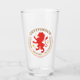 GRYFFINDOR™ Red Lion House Pride Abzeichen Glas